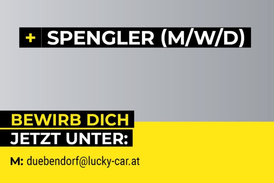 WIR SUCHEN DICH: Carrosseriespengler (m/w/d)