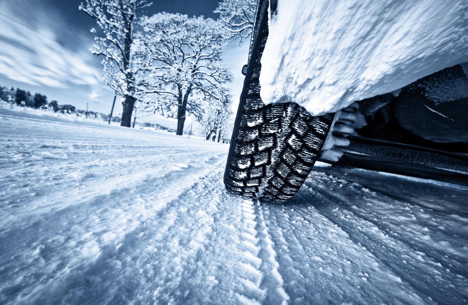 Auto im Winter